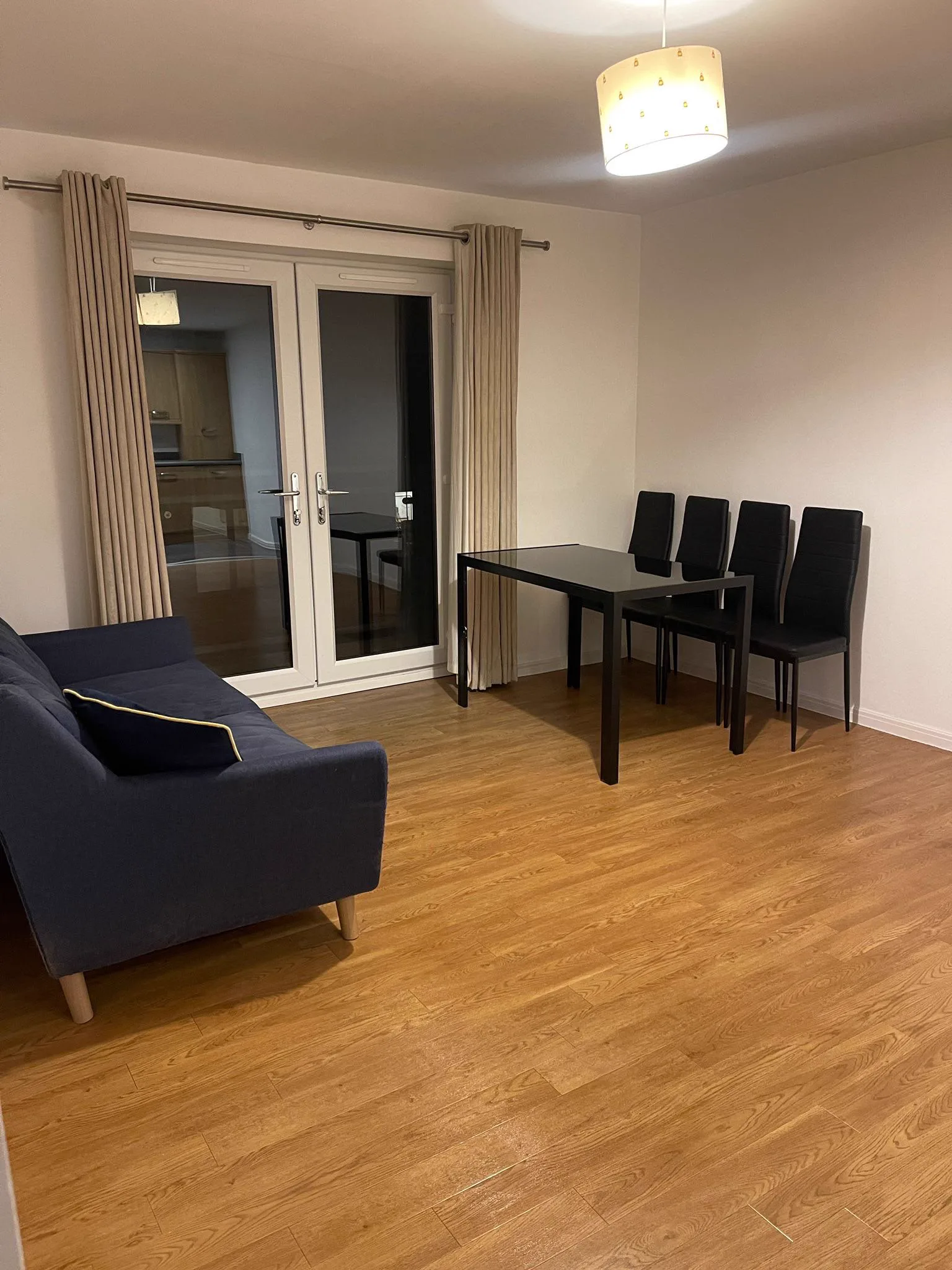 Renovated living room after a full refresh